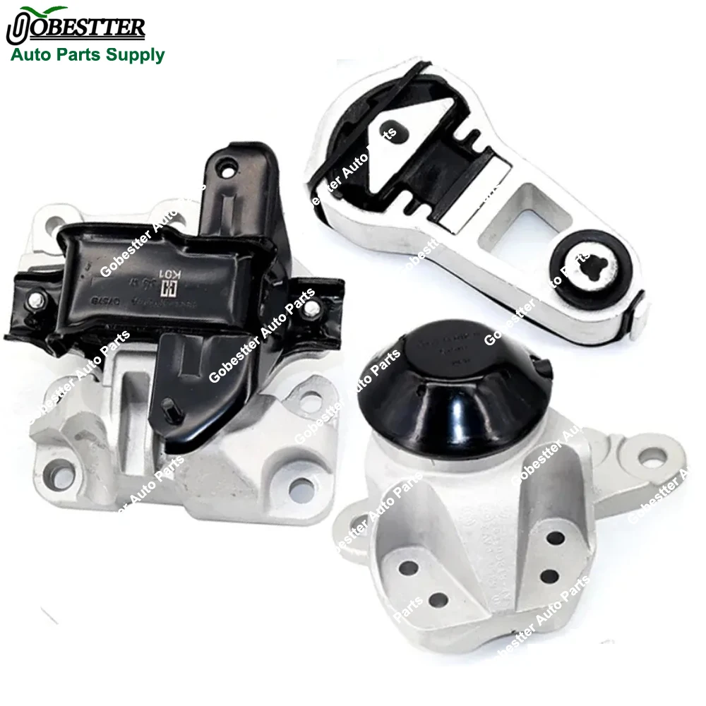 3pcs Engine Motor Mount Gearbox Mount Transmission Support Kit For Ford Explorer 3.5L 2011-2019 DB5Z-6038A FB5Z-6038B DB5Z-6068A