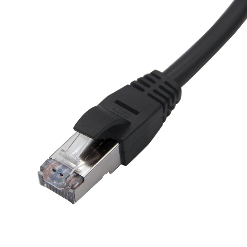 Divisor de cabo ethernet rj45 rj45 1 a 2/1 a 3/4 saídas divisor conector adaptador de rede cat5 cat6 cat7 lan cabo ethernet