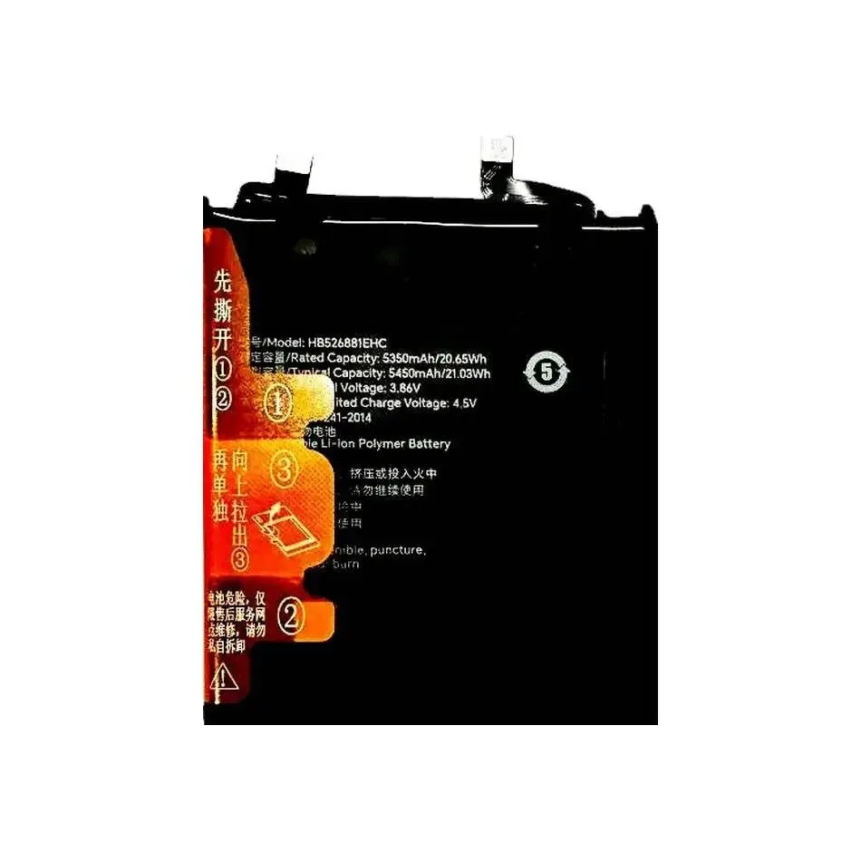 HB526881EHC For Huawei Honor Magic 5 Pro Pgt-AN10 Pgt-AN20 Good Low-Temperature Performance 5450Mah Mobile Phone Battery