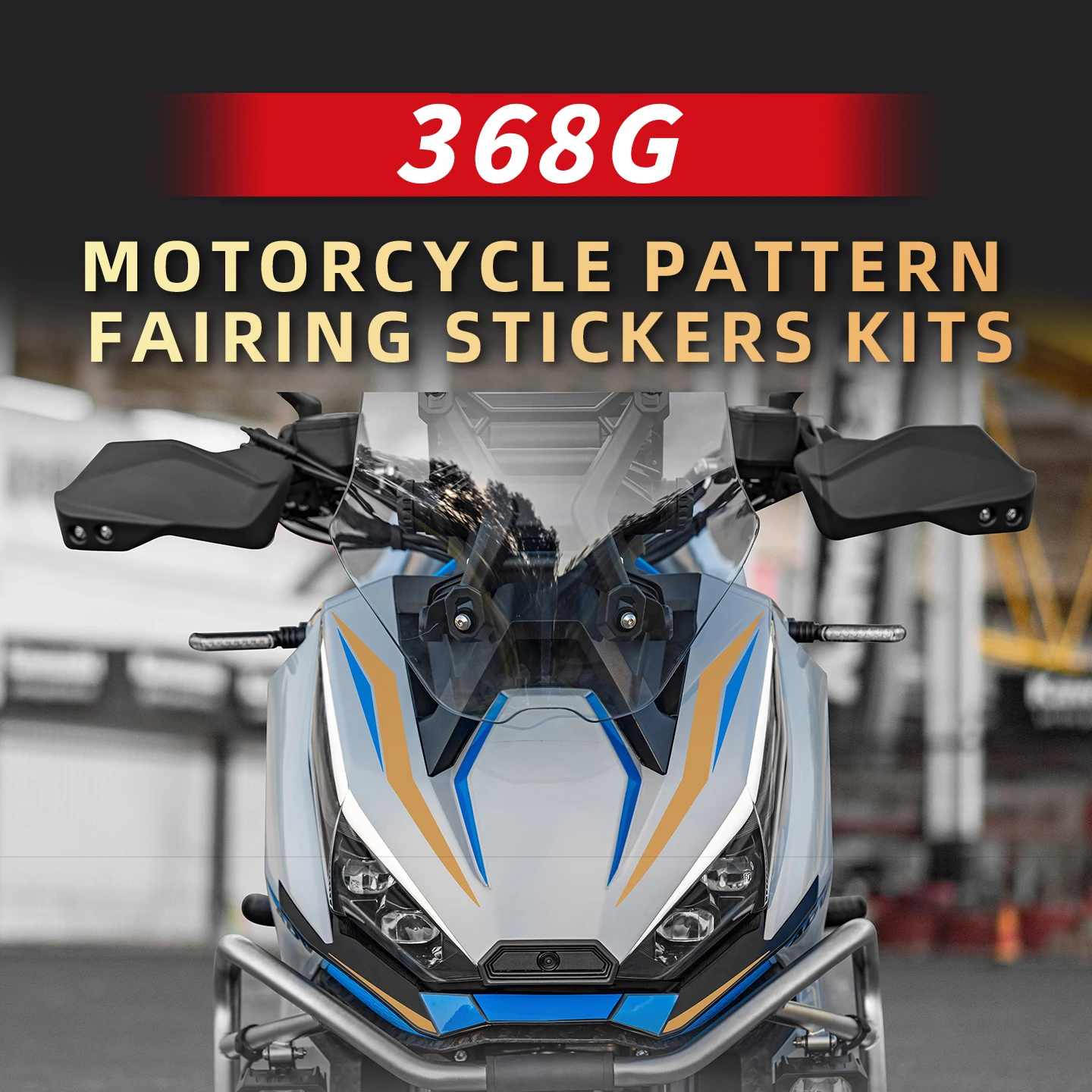 

Used For ZONTES 368G 2024 Motorcycle Fairing Stickers Kits Motor Bike Head Area Can Choose Pattern