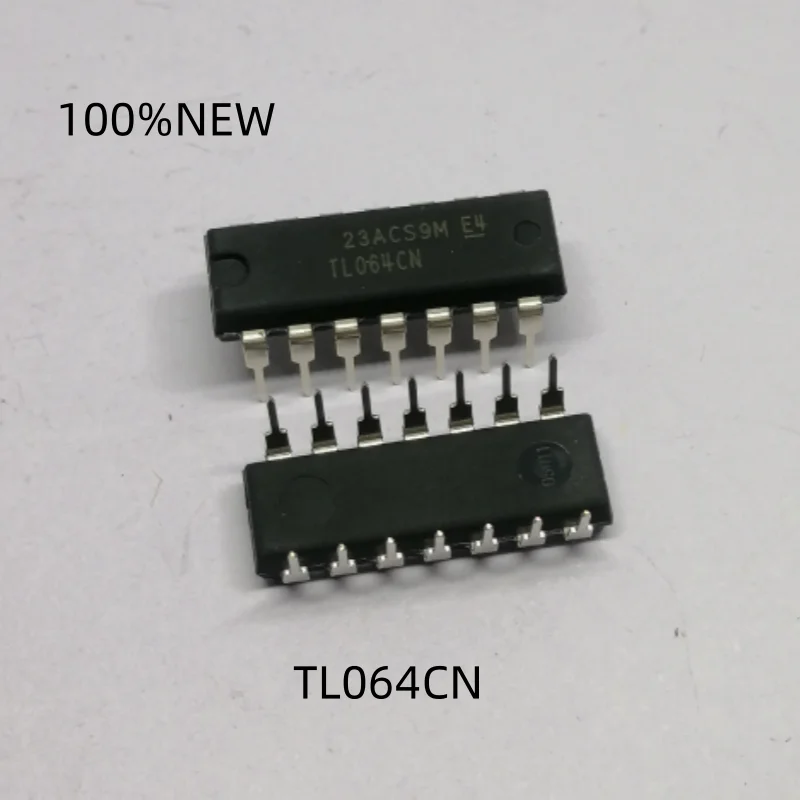 (10Pcs) 100% New Tl064Cn Tl064 Dip-14 Low Power Jfet Input Operational Amplifier