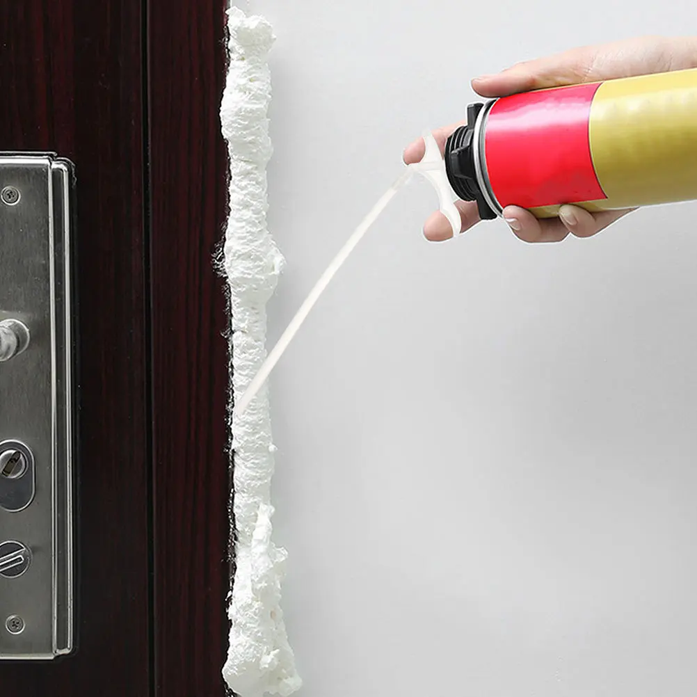 Tubos de vedação de espuma, 20 peças, reparo de enchimento de lacunas, faça você mesmo, melhoria da casa, bico adesivo, ferramenta aplicadora para madeira, pedra, metal