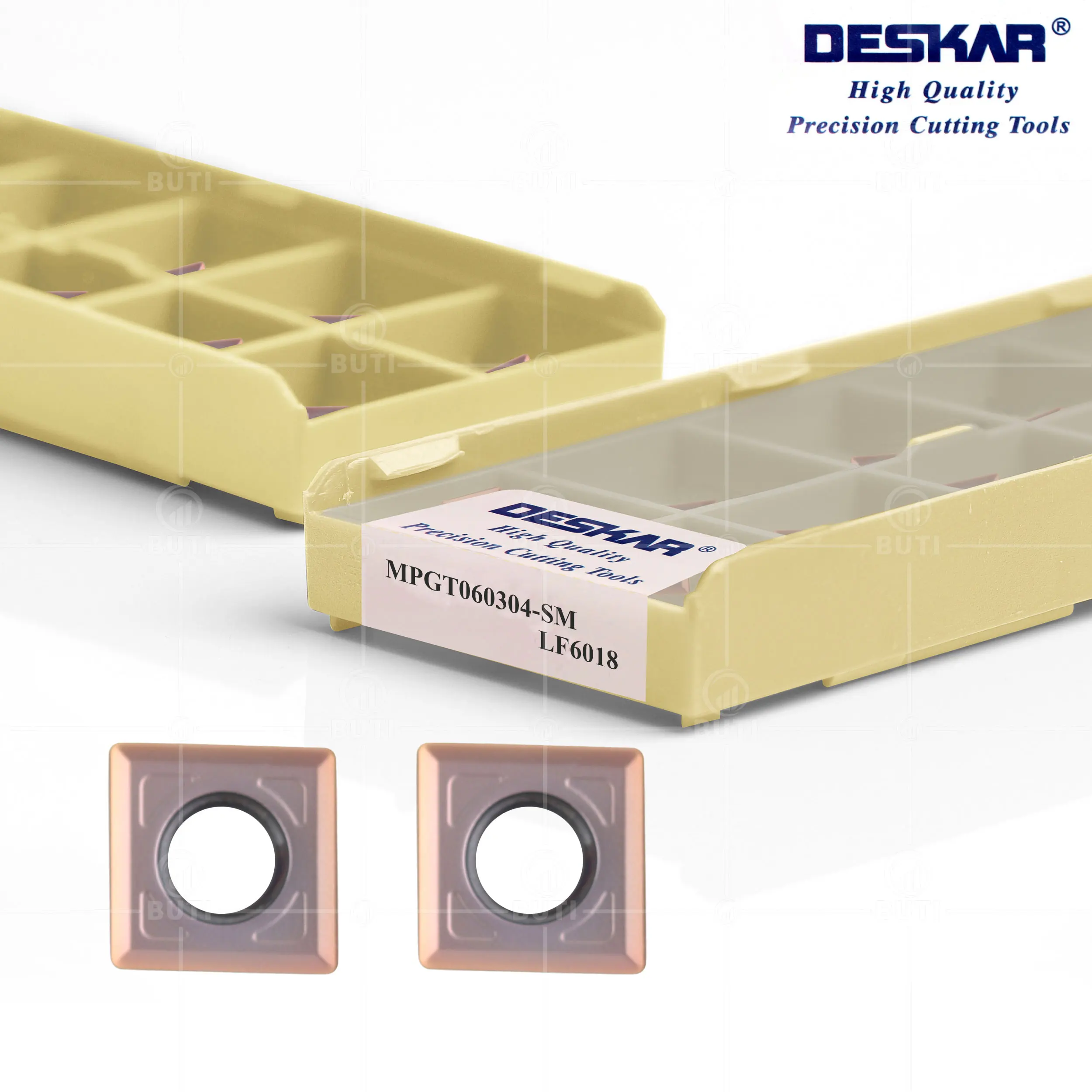 DESKAR 100% inserti in metallo duro originali di alta qualità MPGT060304 mpegto80305 MPGT120408 SM LF6018 tornio CNC fresa ad alimentazione rapida