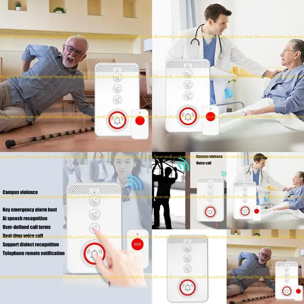 

R1WD Home Wireless Pager Doorbells Alarm Calling Bells Wireless Caregiver Pager