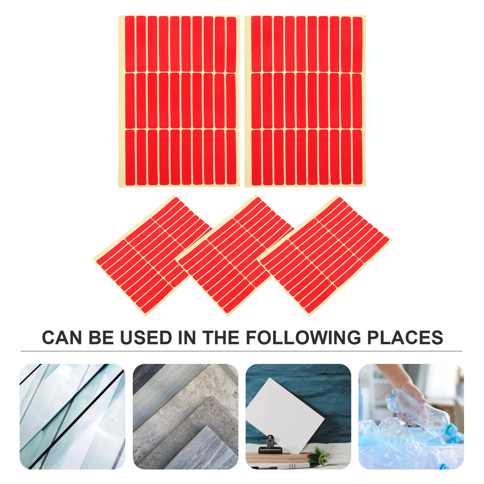 30 قطعة شريط عرض واضح أشرطة تركيب قوية للضغط على الأظافر التعبئة والتغليف أظافر صناعية الفن عرض حامل لاصق على الوجهين #5