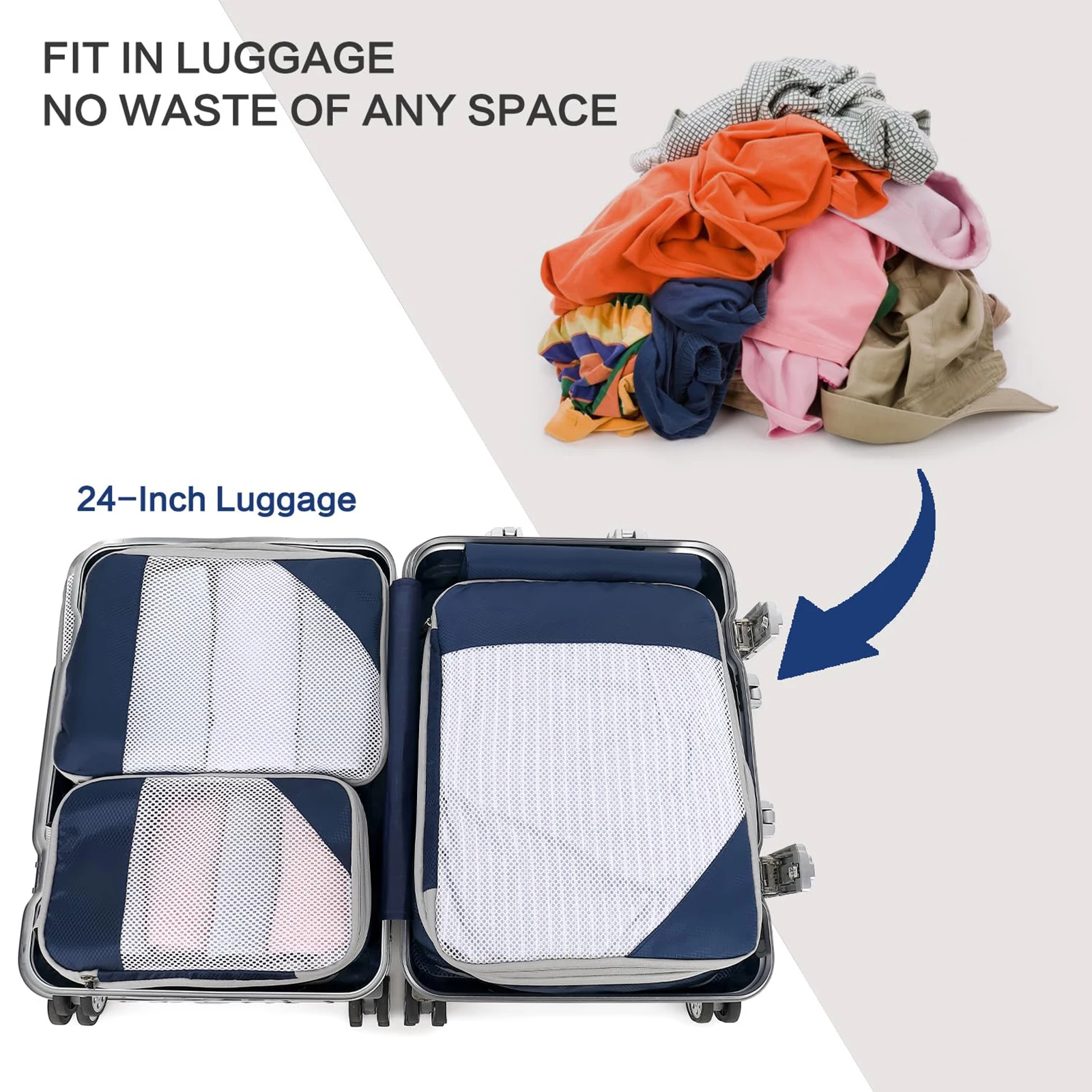 

Travel Compression Storage Bag, 4 Sets Of Storage Bags, Travel Storage Bag, Shoe Bag, Compressible Packaging Storage Bag,