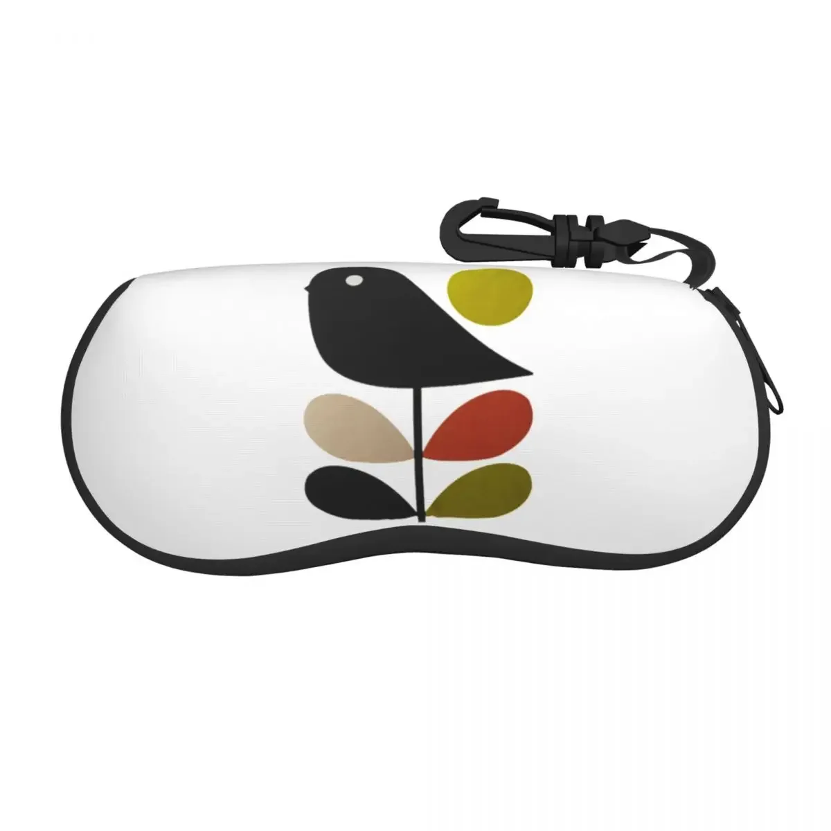 Custom Orla Kiely Stem And Bird Shell Eyeglasses Protector Cases Cute Sunglass Case Scandinavian Style Glasses Pouch