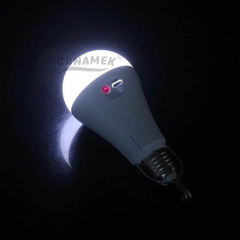 

1Set Lithium Battery Powered E27 LED Bulb Battery Light Bulb With Hook For Emergency Light USB Rechargeable Light Bulb