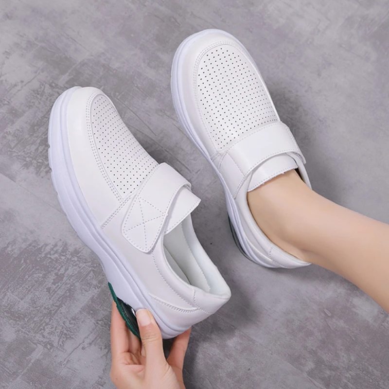 Woman Sneakers 2024 New Nurse Clogs Shoes - Nursing Women Shoe Female Health Work Flat Walking Soft Non Slip Hospital Nurse