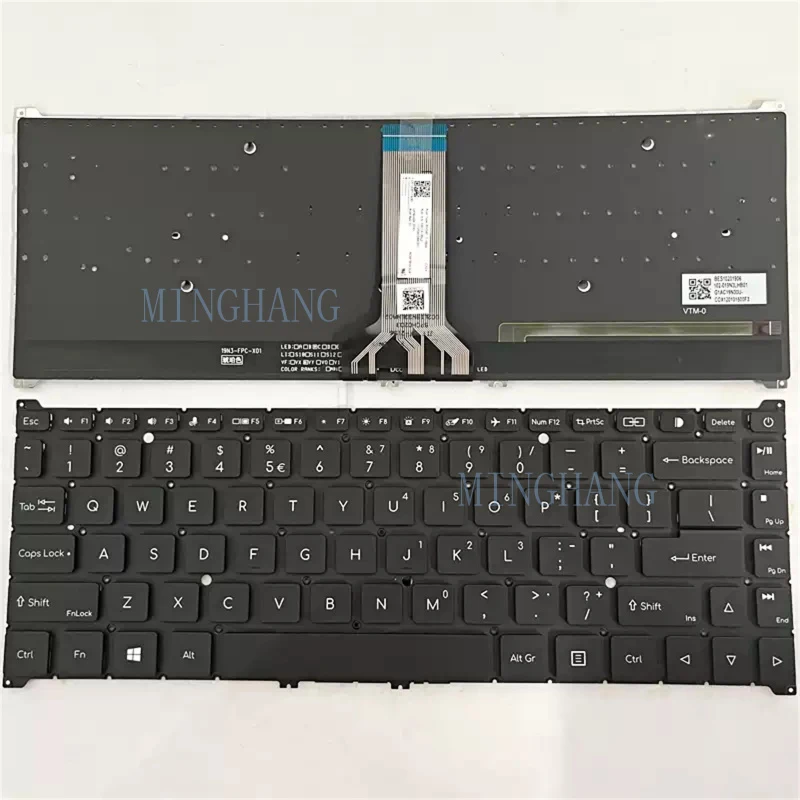 M   New for Acer ConceptD CC314-72 CC314-72G CC314-72P CC314-73G 73P Keyboard US Backlit