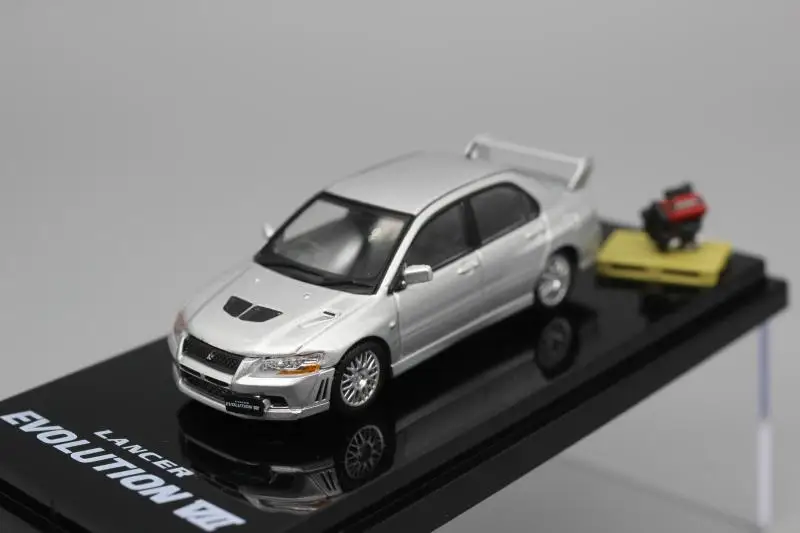 Hobby Japan 1:64 per Mitsubishi Lancer EVO VII collezione di giocattoli modello di decorazione auto in lega pressofusa