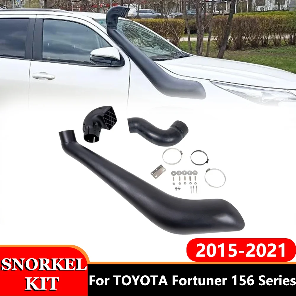 LLDPE Air Intake Snorkel Kit For Toyota Fortuner 156 Series 2015-2021 Wading Breath Hose Pipe Off Road 4x4 Exterior Accessories