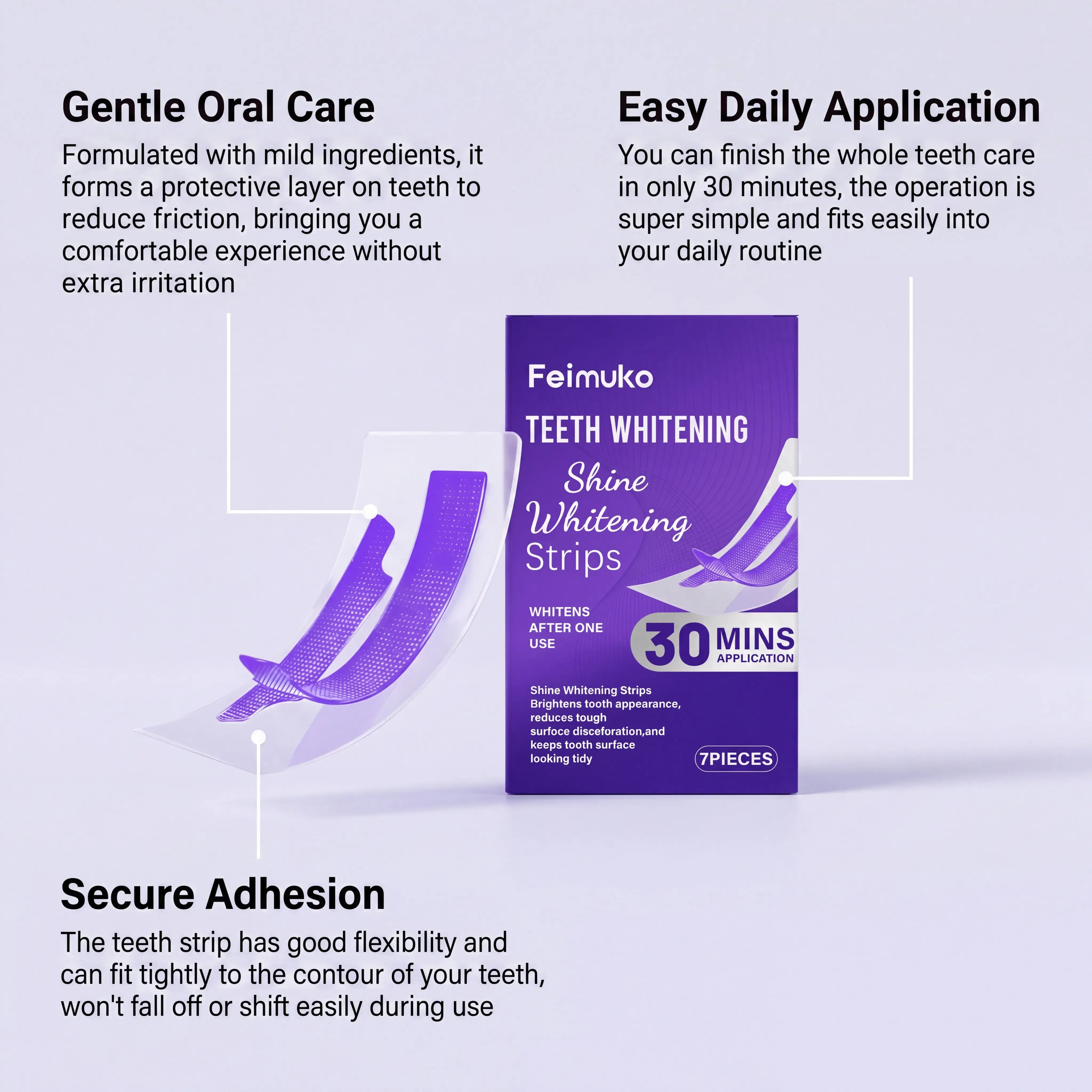 7 bandes dentaires violettes p - Teeth Whitening At Home avis et prix