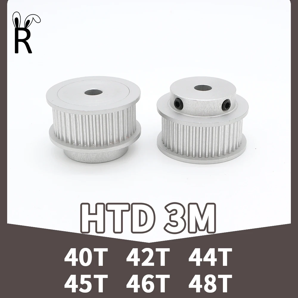 HTD3M Timing Pulley 40Teeth 42Teeth 44Teeth 45Teeth 46Teeth 48Teeth HTD3M 40T 42T 44T 45T 46T 48T 3M Wheel HTD 3M Teeth Pulleys