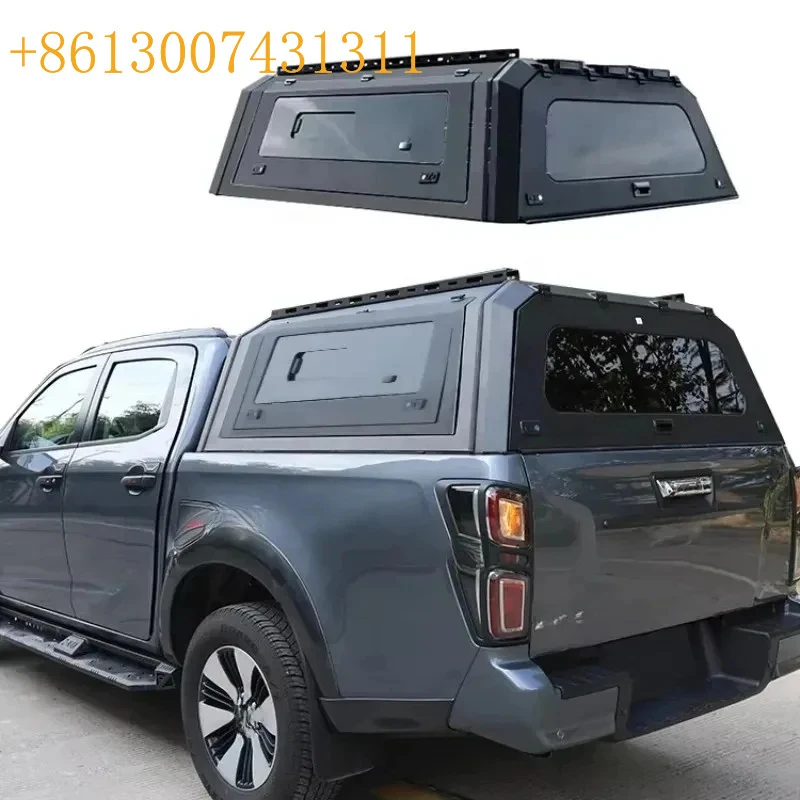 Heavy Duty Steel Hard Canopy Sliding Window Design Topper Suitable L200 2019+