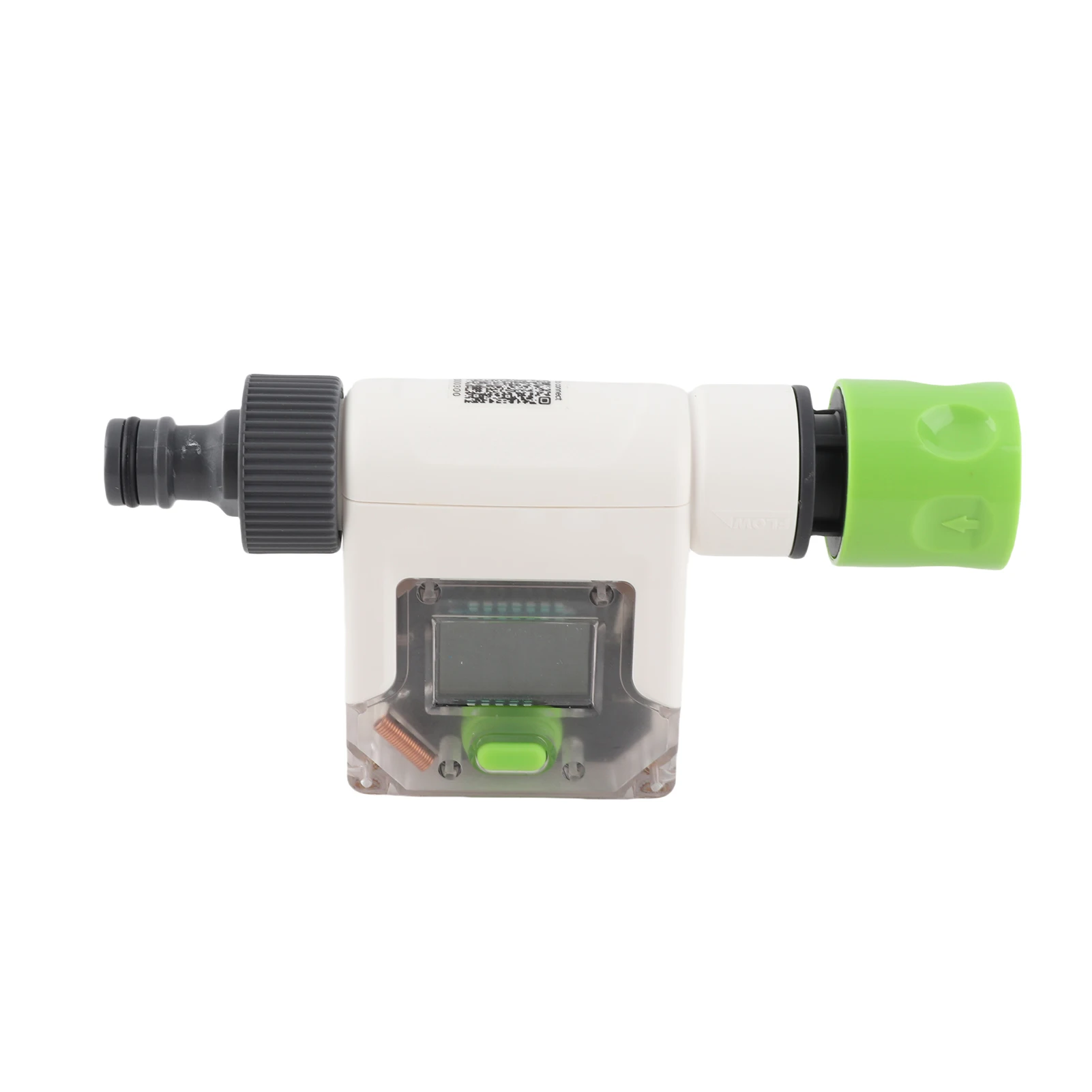 

WiFi Water Flow Meter Garden Hose Smart Water Meter 4 Flow Modes Real Time Flow Tracking Easy Reading