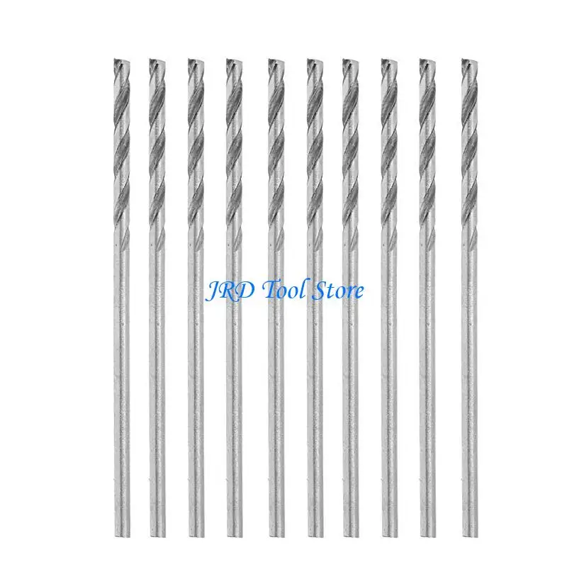 A2UD Multifunzione 10pcs Tiny Micro HSS 0,8 mm Spilla dritta Twist Bit perforazione