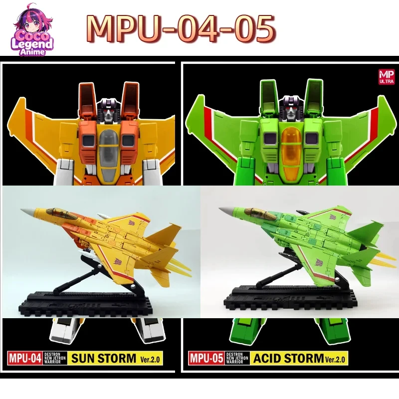 

Transforming Toys MPU-04-05 Sunstorm KO MP52 Aircraft Squad 2.0 Version MP Autobots Action Figures Toy Collection in Stock