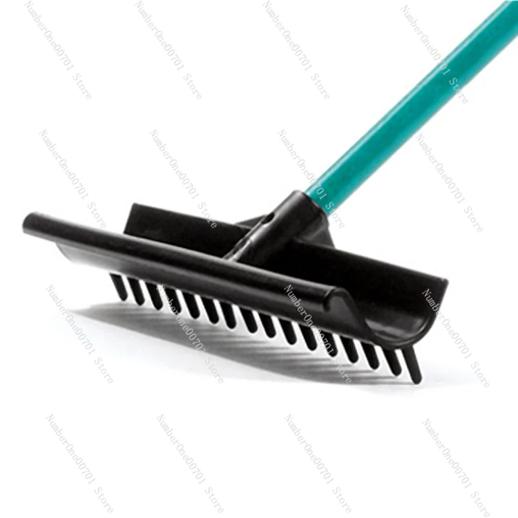 

Golf Sand Rake 17 Teeth S-Shaped Double-Sided Rake Course Sand Pit Rake Sports Long Jump Sand Leveler Fairway Leveling