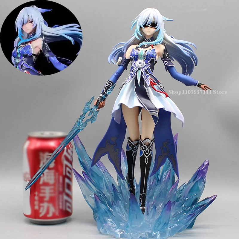 

28CM Game Statue Jingliu Figurine Honkai Star Rail Action Figure BLUE JingLiu Figure Decoration PVC Collection Toy Birthday Gift