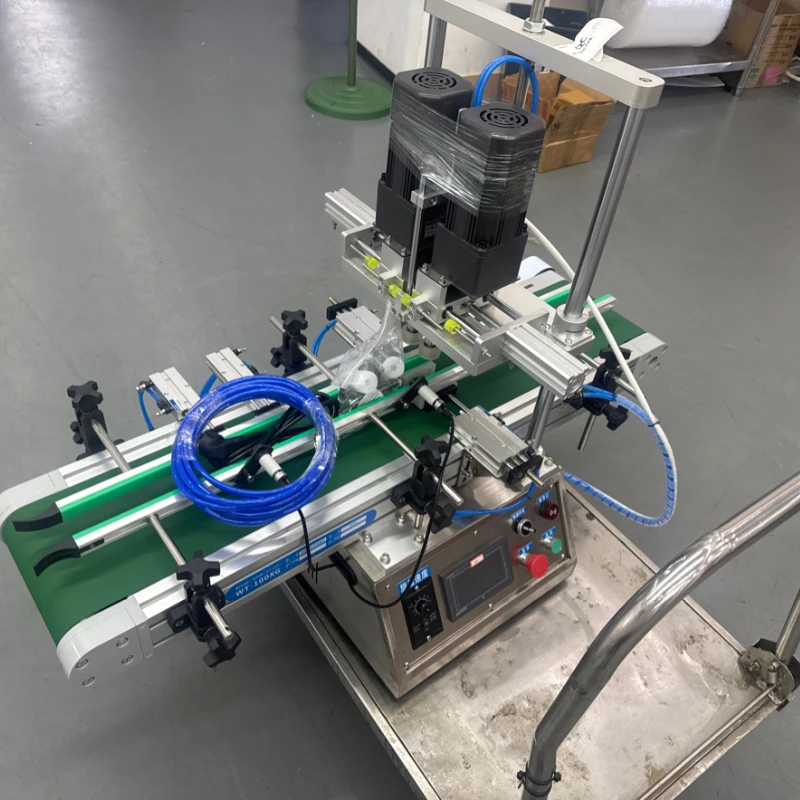 Multifunctional Desktop Bottle Capping Machine - Automatic Twist Cap Capper for Production Line Bottle Wrapping & Cap Sealing