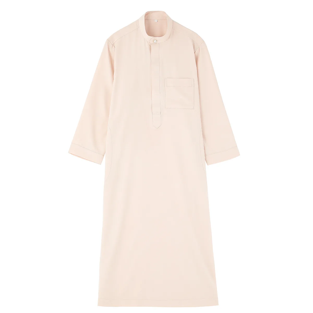 2025 Ramadan Ragazzi musulmani Jubba Thobe Manica lunga Islam Abbigliamento Abito arabo saudita Turchia Caftano Dubai Abaya Eid Djellaba Thoub