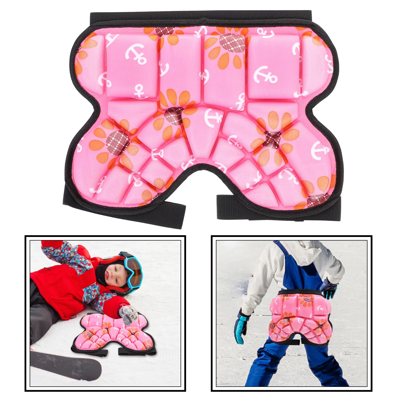 

Protective Trouser Hip Pad Skiing Skating Cycling Safety Cushion for Youth Adults Butt Protector