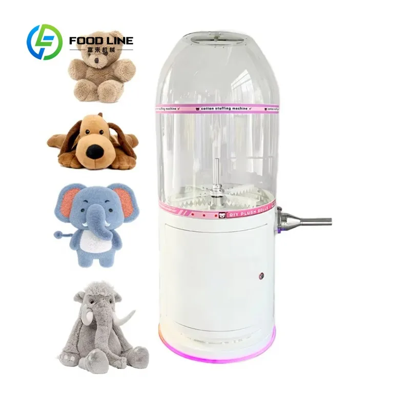 

Commercial Automatic Teddy Bear Soft Toy Bear Stuffing Filling Dolls Making Machine for Plush Toys FL Customized Wholesale