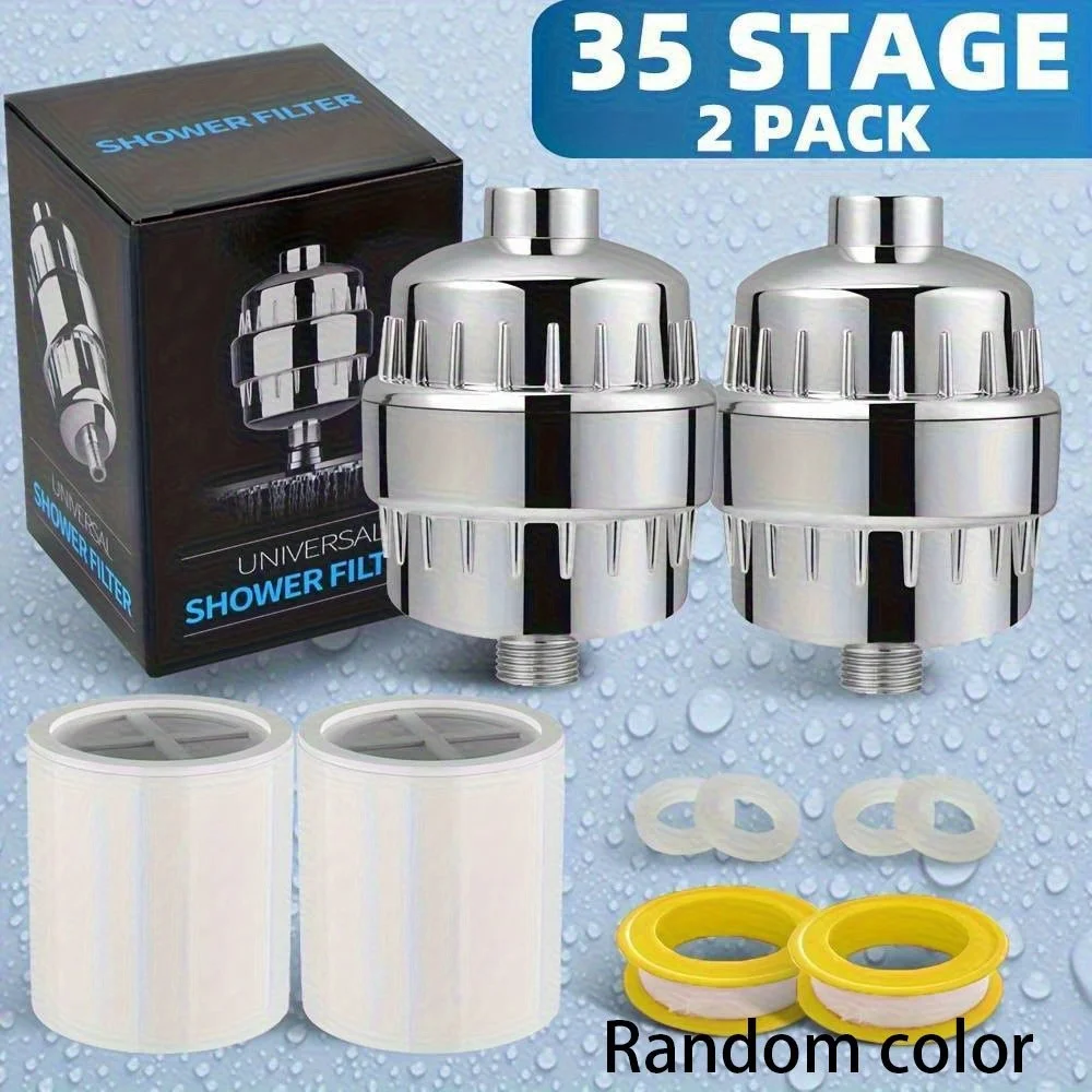 

30 level high-efficiency active shower filter, suitable for hard water treatment, high-tech new water filtration system