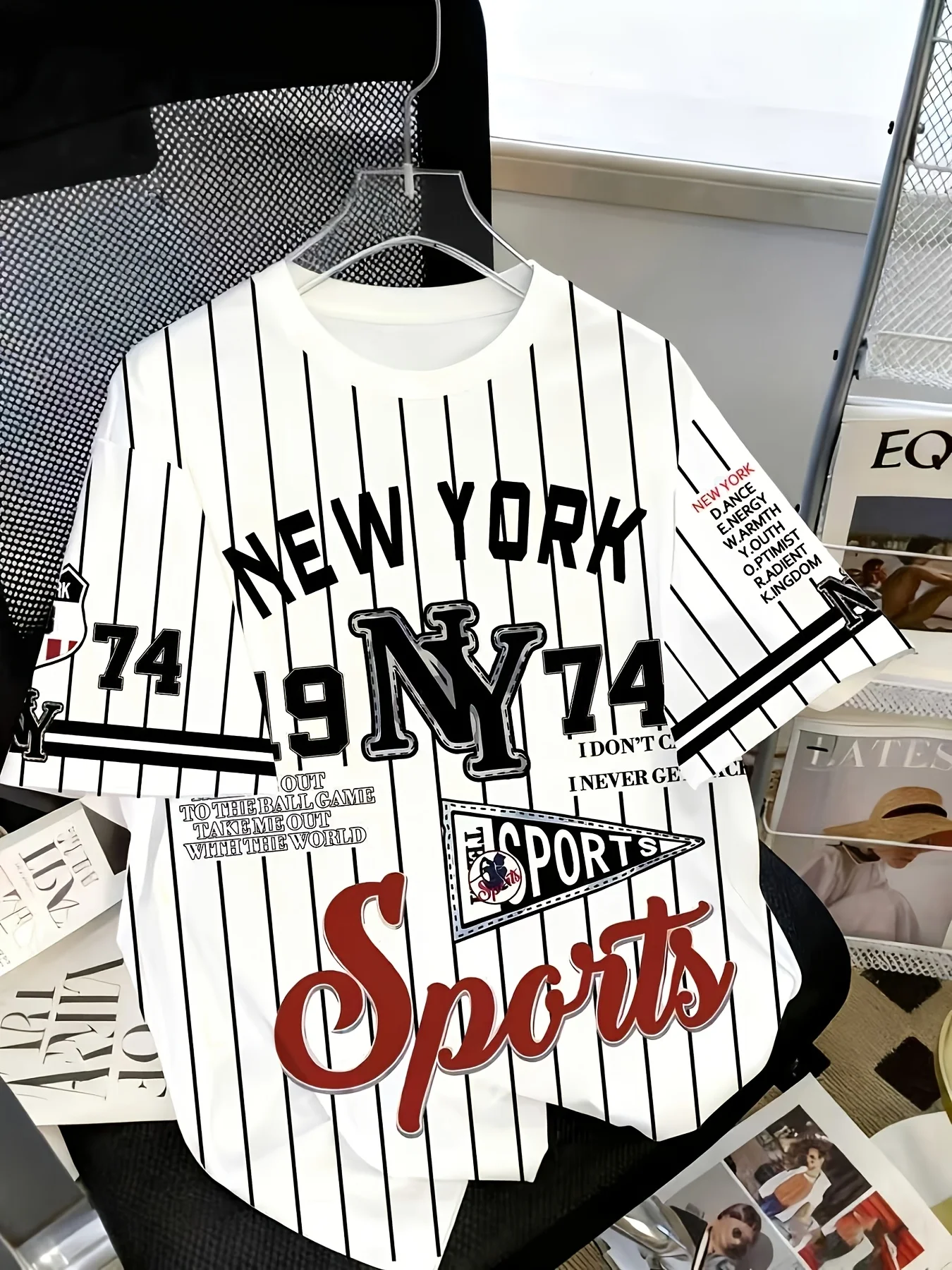 

The 2025 summer new men's T-shirt is breathable lightweight casual and fashionable with 3D printed letters