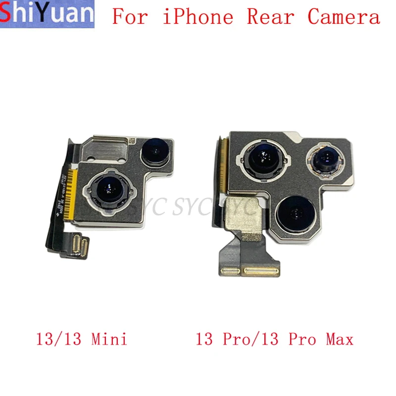 Back Rear Camera Flex Cable For iPhone 13 Pro Max 13 Mini Main Big Camera Module Repair Replacement Parts