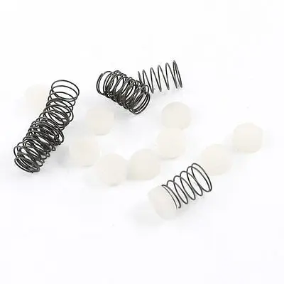 Foot Protector Rubber Seal Pads Spring Set for Air Compressor 10sets