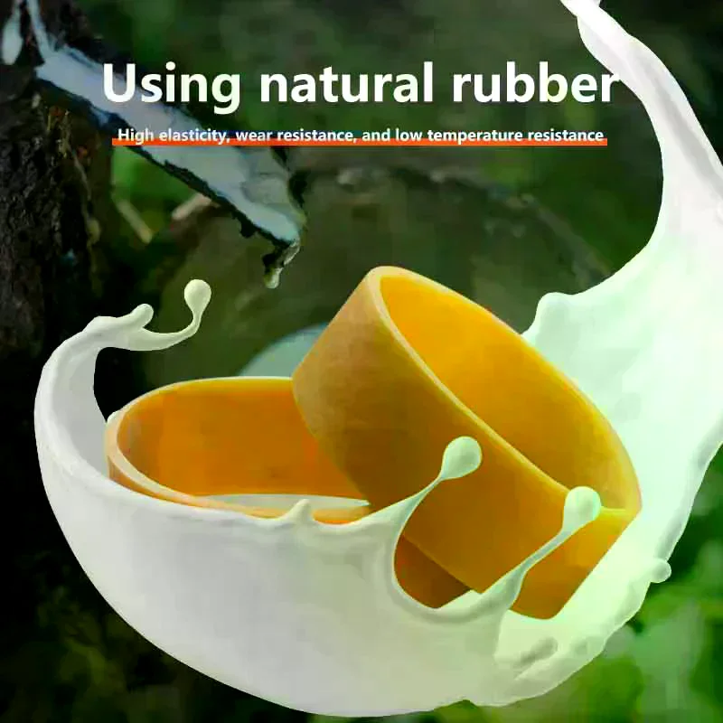 10/20Pcs Yellow High Elastic Rubber Bands Stretchable Latex Rings Stationery Package Office Rubber Rings Home Durable Band