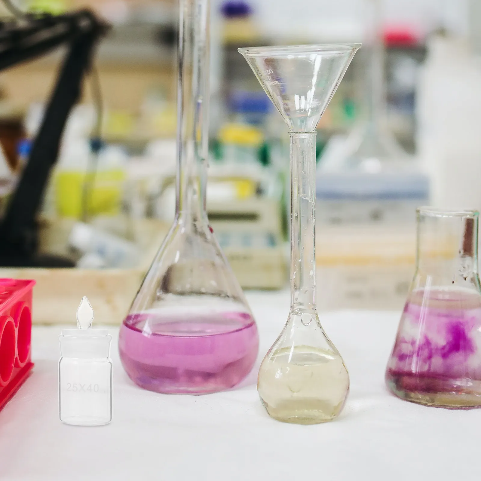 Clear Glass Weighing Bottles Lab Essential Precision Weighing Jar for Chemistry Experiments Sampling and Laboratory Research Use
