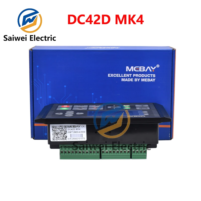 Контроллер Mebay DC40D DC42D DC40DR DC42DR MK4 Модуль управления дизельным генератором Параметры генераторной установки Мониторинг ЖК-дисплея
