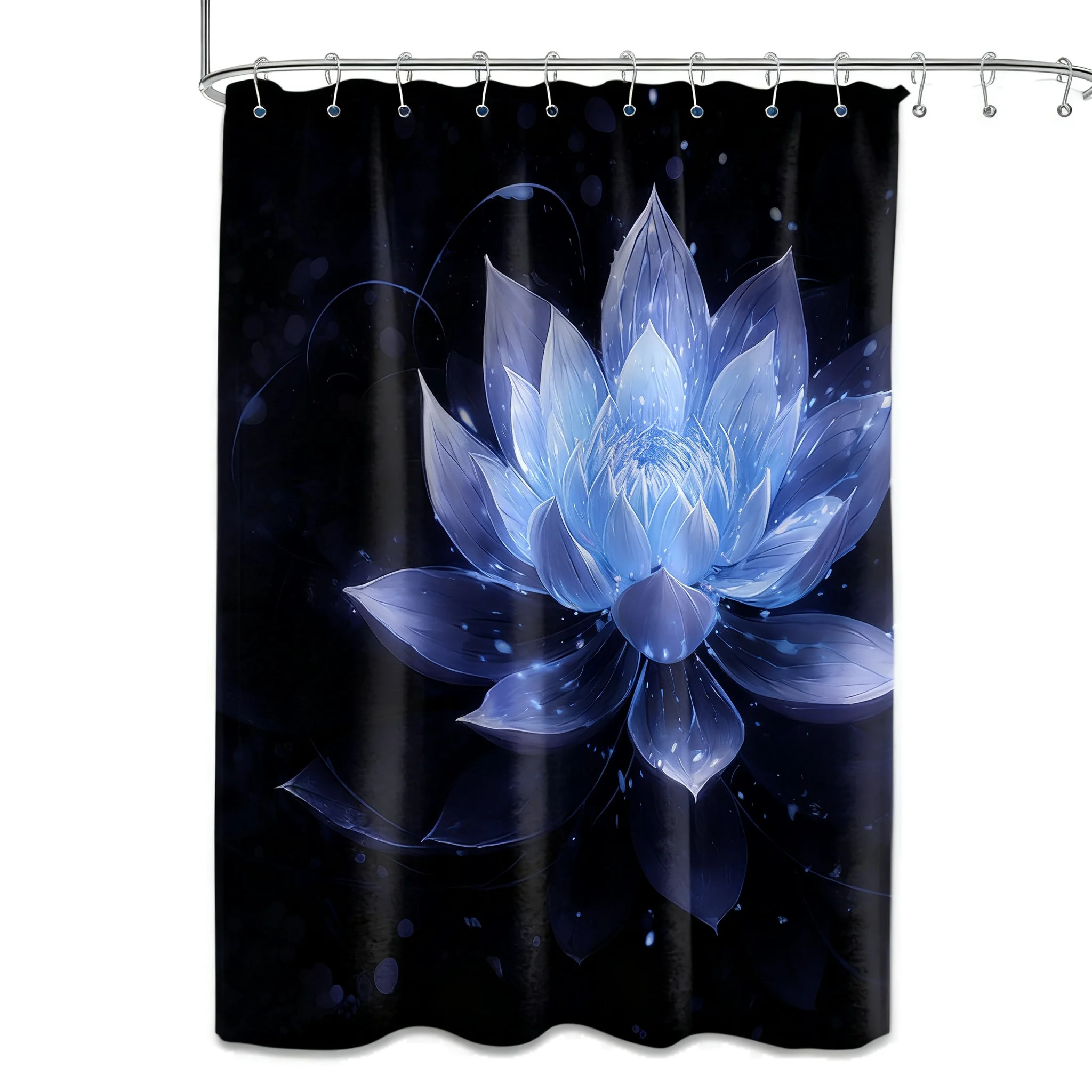 Shower Curtain Black And Grey Shower Curtain Innovative Waterproof Fabric Ensures Comfortable