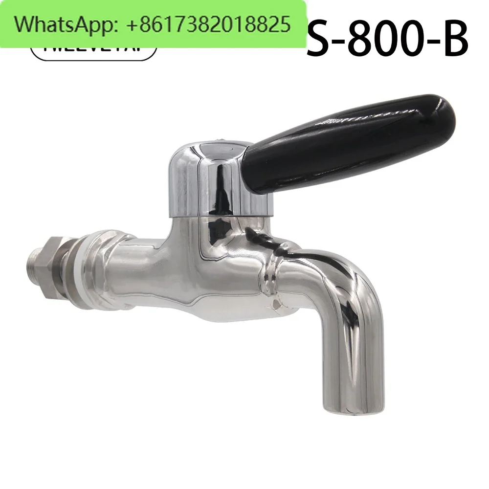 

TWELVETAP Beer Drink Tea Tap 304 Stainless Steel Beer Tap Wine Jar Ceramic Beer Machine Brewing Tap FD-S-800