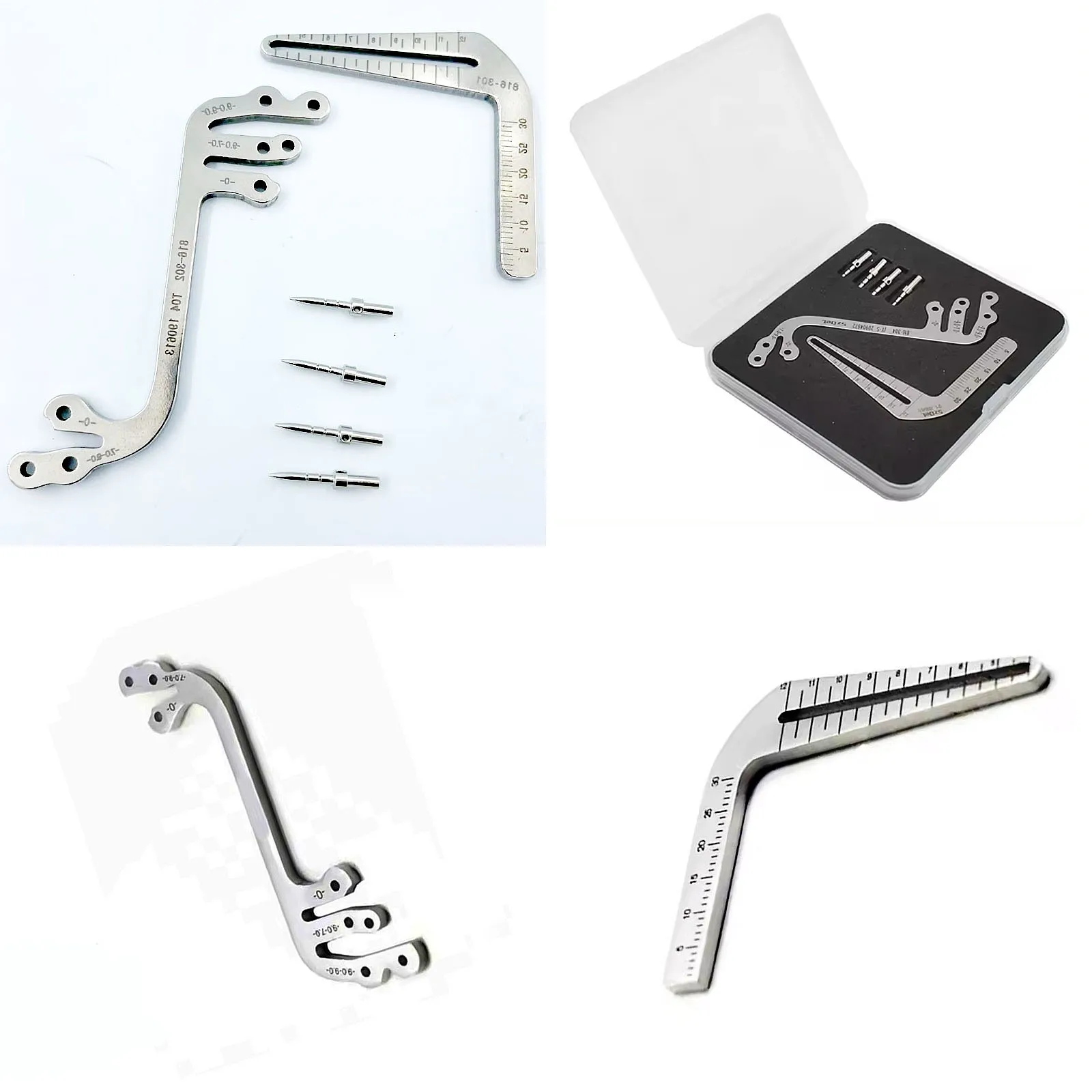 Dentals Implants Guide Drill Positioning Angle Ruler Surgical Depth Parallel Pin Locator Tool