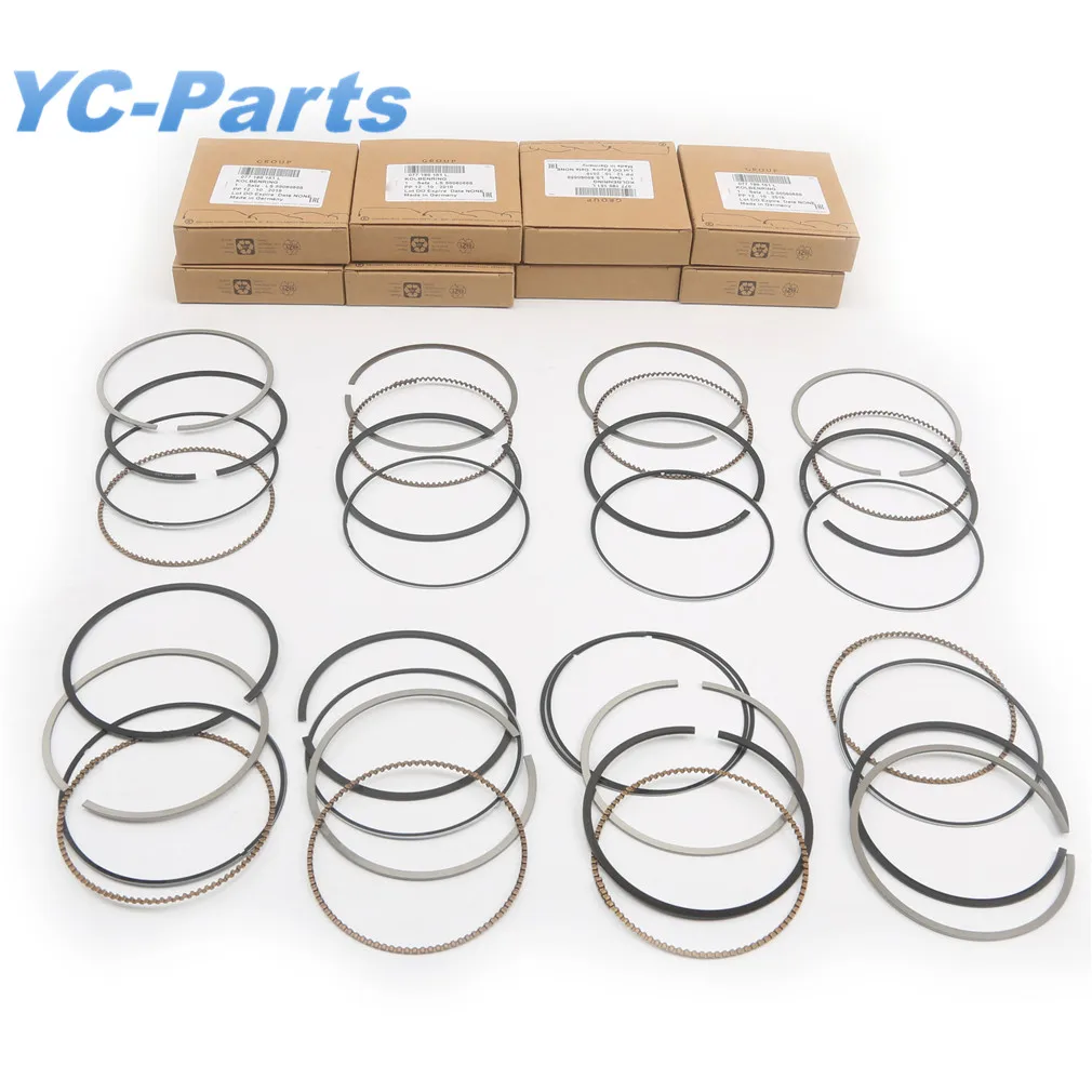 4.2L Engine Upper Lower Piston Ring  Oil Scraper Rings 06E198151B  for VW Touareg 7L 7P Audi S4 S5 A6 Allroad Quattro A8 Q7