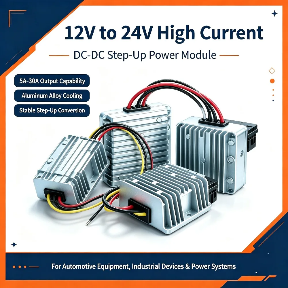 12V TO 24V 1A 3A 5A 10A 12A 15A 20A 30A 40A 50A Step Up Boost DC DC Converter Step-up DC Converter Boost Voltage Regulator