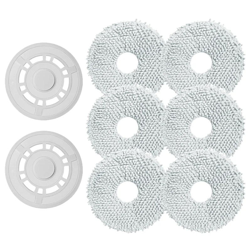 

ABBN-Robot Vacuum Cleaner Washable Mop Rags Mop Cloth Stents Replacement Accessories Fit For Xiaomi Mijia B101CN/Dreame S10 S10
