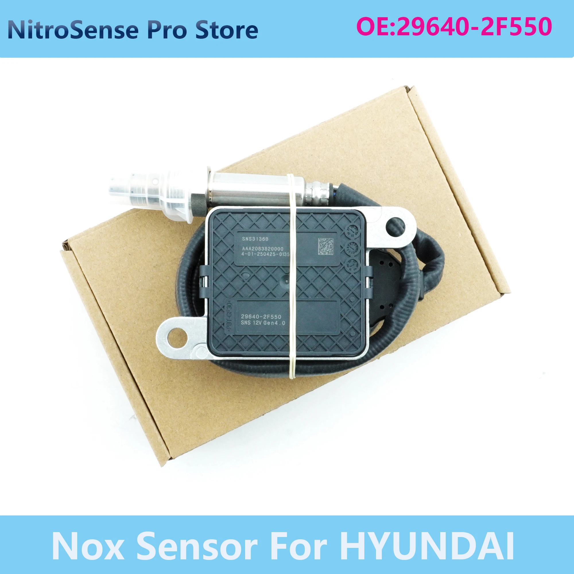 

Nitrogen Oxide Sensor NOx Sensor 29640-2F550 For Hyundai Staria 2021~2024 296402F550 SNS316B AAA2083820000