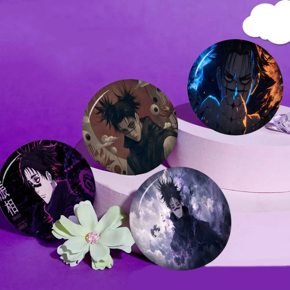 C-Choso Y-Yuji Anime Anime Button Pin Handmade Brooch for Clothes Cartoon Badge Backpack Decoration Jewelry Accessories