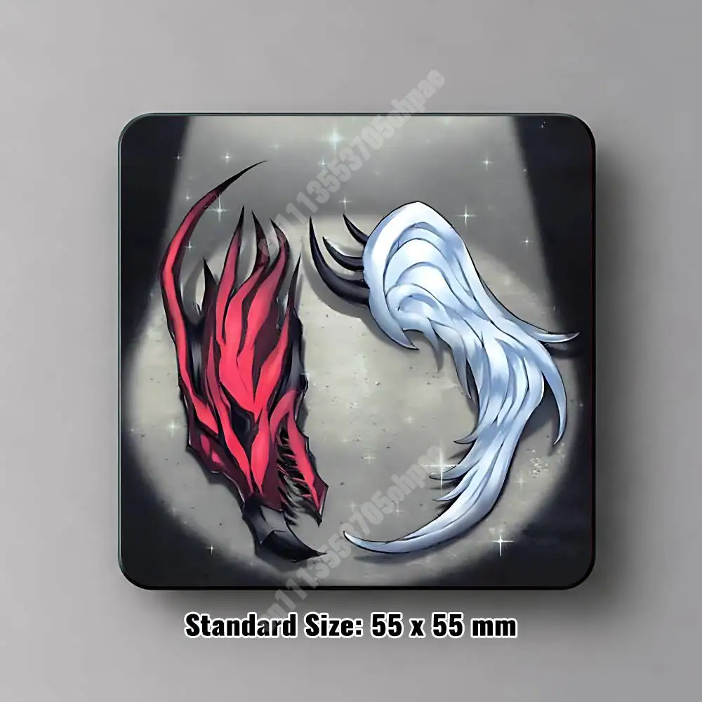 HERO Series Yu-Gi-Oh Game Magnetic Sticker Removable Fridge Decal for Metal Surfaces Magnet Label