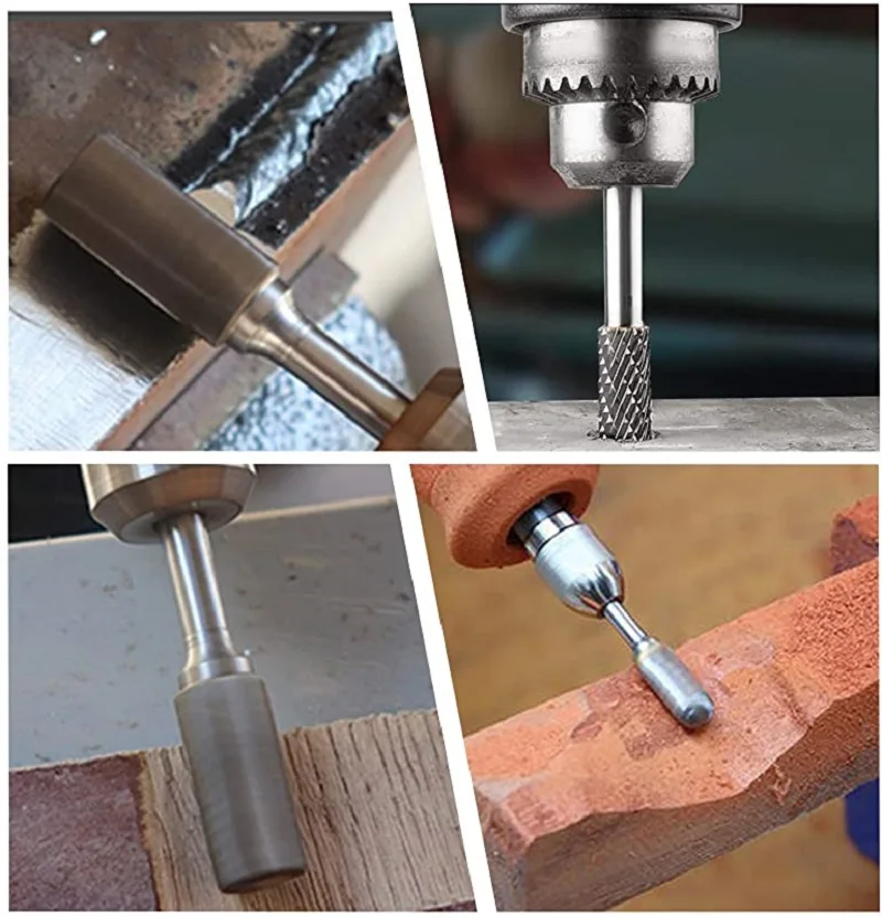10 pz HSS titanio Dremel Routing legno fresatura rotativa File Cutter lavorazione del legno intagliato coltello taglierina strumento trapano per legno