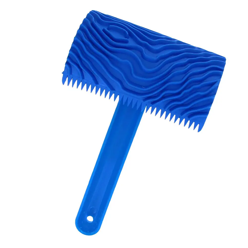 1Pcs Rubber Wood Graining Tool for DIY Wall Decoration Creates Realistic Wood Grain Patterns Easy Clean Reusable Paint Pattern