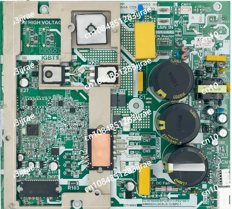 

New for Midea Air Conditioner Control Board EU-KFR80W/BP3(IR311+PS21997+SIM6822+LOCK).D.13.WP2-1 17122000018251 Circuit PCB