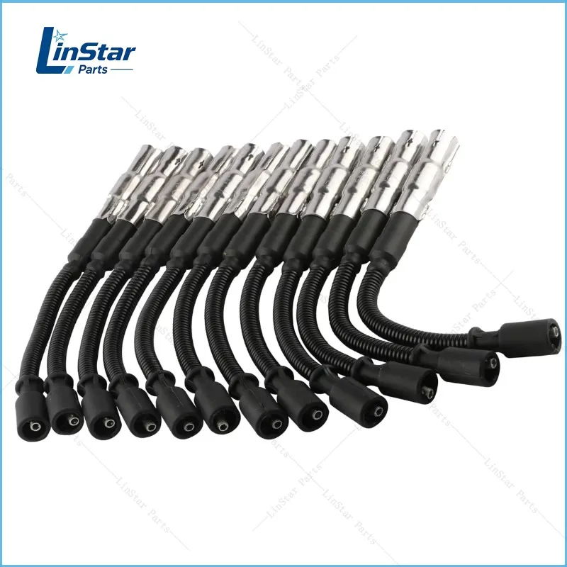 12pcs Ignition Wire Set Spark Plug Wires 1121500118 1121500218 For Mercedes Benz C E S ML SLK Class W210 W203 W211 1998-2008