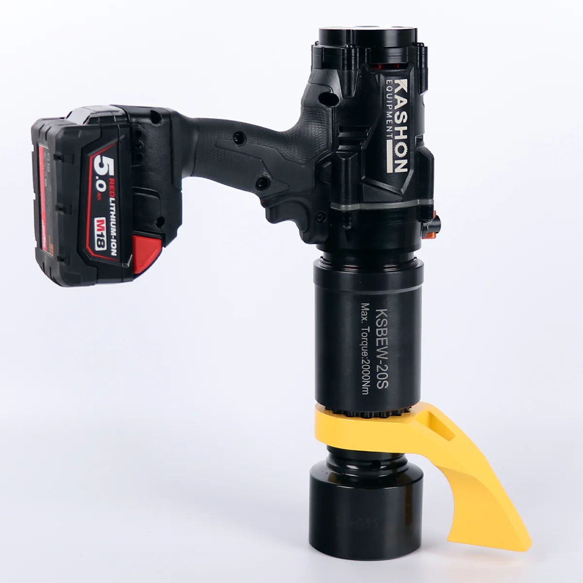 MSCordless 1500Nm High Torque Power Wrench Multifunction Brushless Electric Torque Wrench for Cordless Truck Tire Repair