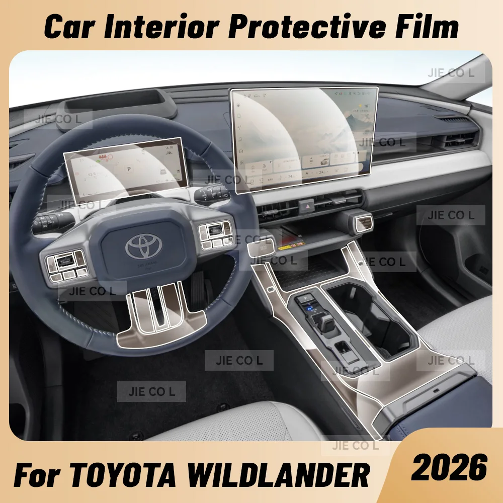 

Anti-scratch Car Interior Center Console Media Dashboard Navigation TPU Protector Film For TOYOTA WILDLANDER 2026 Sticker